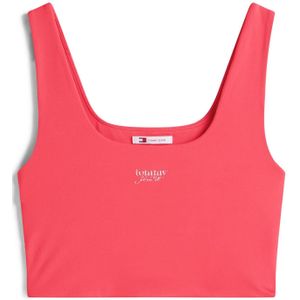 Tommy Jeans Top  lichtrood / zilver