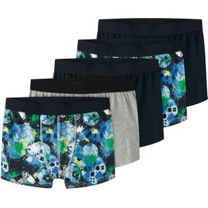 NAME IT Onderbroek  nachtblauw / grijs gemêleerd / groen / wit