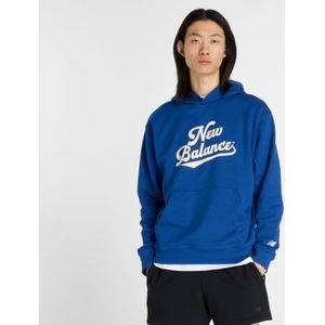 New Balance - Athletics Legacy Hoodie - Heren - Blauw