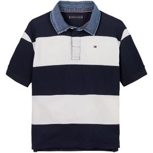 TOMMY HILFIGER Shirt  marine / blauw denim / wit