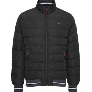 FQ1924 Winterjas 'Aleksander'  antraciet / lichtgrijs / donkergrijs