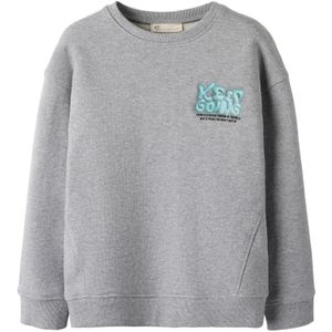 NAME IT Sweatshirt  grijs gemêleerd