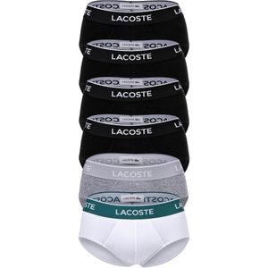 LACOSTE Slip  lichtgrijs / groen / zwart / wit