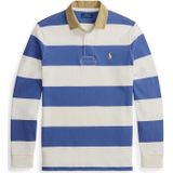 Polo Ralph Lauren Shirt  donkerbeige / royal blue/koningsblauw / wit