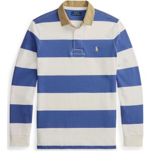 Polo Ralph Lauren Shirt  donkerbeige / royal blue/koningsblauw / wit