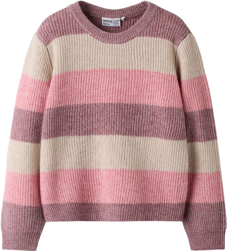 NAME IT Trui 'NKFSALLY'  crème / lila / mauve