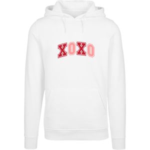F4NT4STIC Sweatshirt 'Xoxo Valentinstag'  rosa / robijnrood / wit