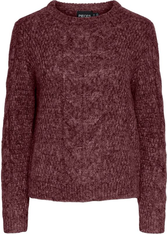 Pieces - Modell 'NINA' - Gebreide Pullover - Mêlee - Regular Fit