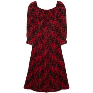BIG STAR Jurk 'KIARA'  rood / zwart