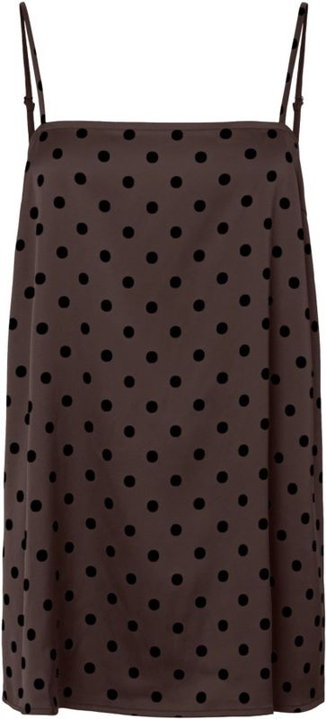 Pcjytta - Satijn Top - Mouwloos - Verstelbare Banden - Vierkante Hals