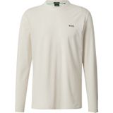 BOSS GREEN - Tee Long - Shirt met Lange Mouwen - Open White - Ronde Hals