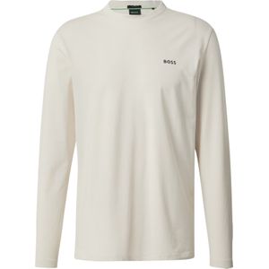 BOSS GREEN - Tee Long - Shirt met Lange Mouwen - Open White - Ronde Hals