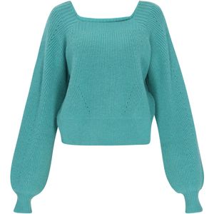 IZIA Trui  turquoise