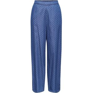 Broeken - Blauw - Geweven Stof - Regular Fit