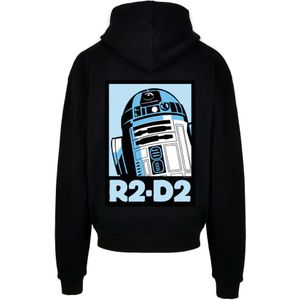 F4NT4STIC Sweatshirt 'Star Wars R2-D2 Poster'  blauw / zwart / wit