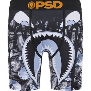 PSD Boxershorts 'Diamond'  geel / lichtgrijs / zwart / wit