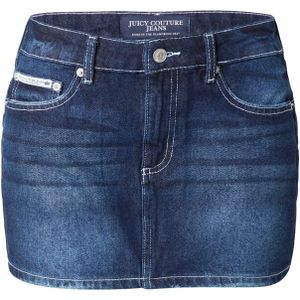 Juicy Couture Rok  blauw denim / wit