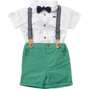 Little Gent Set 'Classic'  donkergrijs / groen / zwart / wit