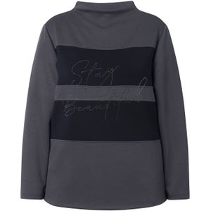 Ulla Popken Sweatshirt  grijs