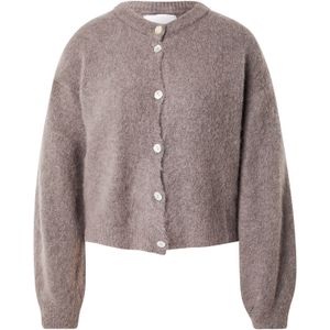 Noella Gebreid vest 'Kae'  lichtbruin