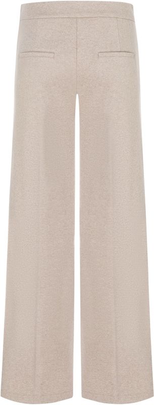 Loose fit stoffen broek van viscosemix, model 'AVA UTILITY'