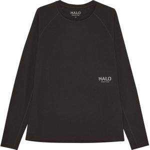HALO Shirt  donkerbruin / wit