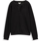 TOM TAILOR Sweatshirt  zwart
