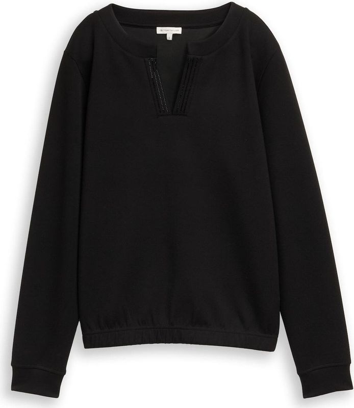 TOM TAILOR Sweatshirt  zwart