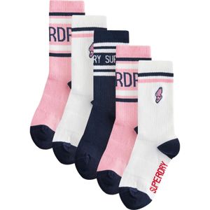 Superdry Sokken  lichtroze / zwart / wit