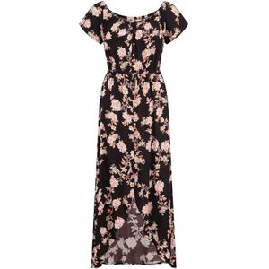 LASCANA Jurk  koraal / zwart / wit