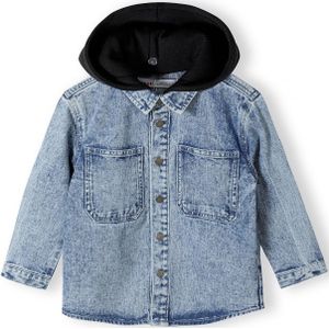 MINOTI Overhemd  blauw denim / zwart