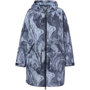 Ulla Popken Functionele mantel  nachtblauw / lichtblauw