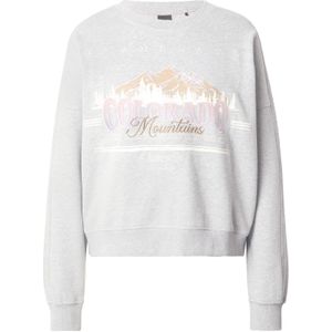 BOSS Sweatshirt 'Eland'  beige / lichtgrijs / sering / wit