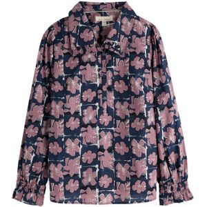 Seasalt Cornwall Blouse 'Ysella'  marine / lichtlila / wit
