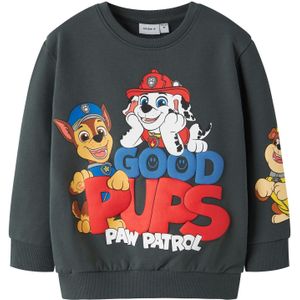 NAME IT Sweatshirt  blauw / grafiet / rood