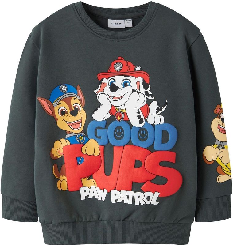 NAME IT Sweatshirt  blauw / grafiet / rood