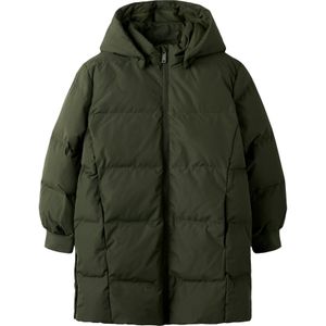 NAME IT - Lange Gewatteerde Jas - Pufferjas - Kinderen