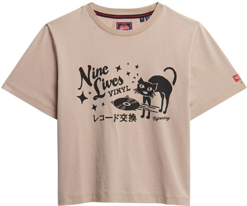 Superdry - Roadside Trade - T-shirt - Relaxed Pasvorm - Korte Mouwen