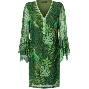 Ana Alcazar Jurk 'Zieny'  jade groen / lichtgroen / donkergroen