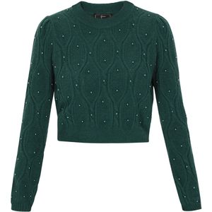 faina Trui  donkergroen