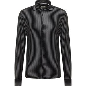 Eterna - Overhemd - Antraciet - Slim Fit - NON IRON (strijkvrij)