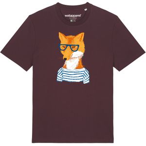 Watapparel Shirt ' Fuchs '  gemengde kleuren / donkerrood