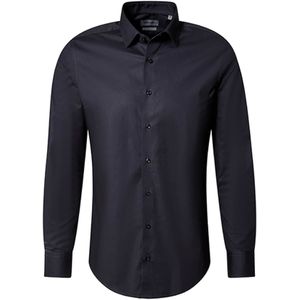 PIERRE CARDIN Zakelijk overhemd  zwart