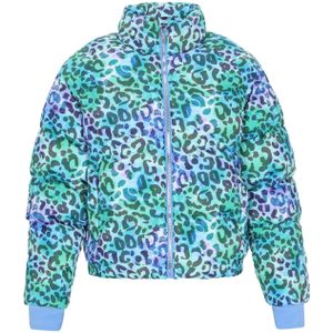 myMo at night Winterjas  blauw / groen / lila / zwart