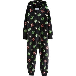 Next Nachtkledij  groen / lichtrood / zwart / wit