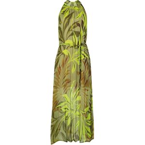 Ana Alcazar Jurk 'Zeppa'  karamel / kaki / appel / donkergroen