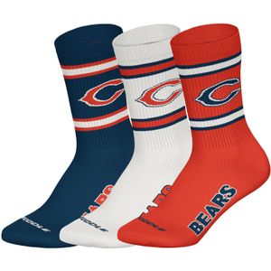 Huddle Sokken ' NFL Chicago Bears Crew '  navy / oranje / wit