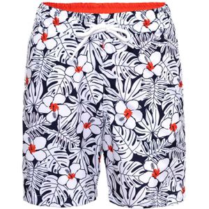 Daniel Hills Zwemshorts  navy / bloedrood / wit