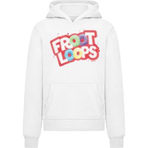 F4NT4STIC Trui 'Kellogg's Froot Loops Breakfast Cereal Pop Art'  gemengde kleuren / wit