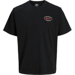 JACK & JONES Shirt 'JORSoutheast Gallery'  kersrood / zwart / wit